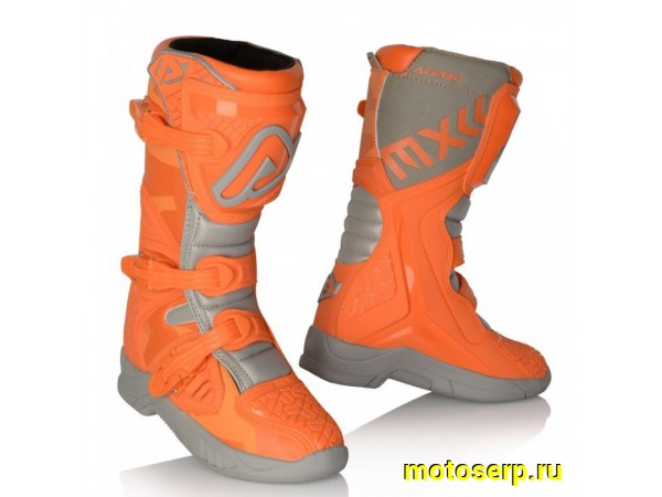 Купить  Мотоботы кросс. ACERBIS X-TEAM JR Orange/Grey , р-р 36" (NQ) (пар) (0 купить с доставкой по Москве и России, цена, технические характеристики, комплектация фото  - motoserp.ru