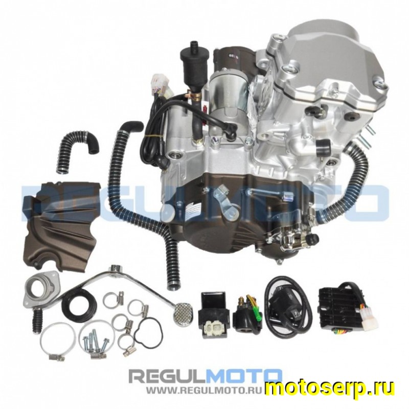 Купить  Двигатель  в сб. 300cc ZS174MN-5A (NB300) 4Т, вод. охл., электростартер, 6 передач (шт) (Техмаркет zsnb3006BOX-0098 купить с доставкой по Москве и России, цена, технические характеристики, комплектация фото  - motoserp.ru