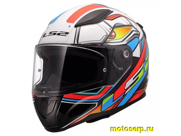 Купить  Шлем закрытый LS2 FF353 RAPID 2 XDRON White Neon Orange (XL) интеграл (шт) (LS2 купить с доставкой по Москве и России, цена, технические характеристики, комплектация фото  - motoserp.ru