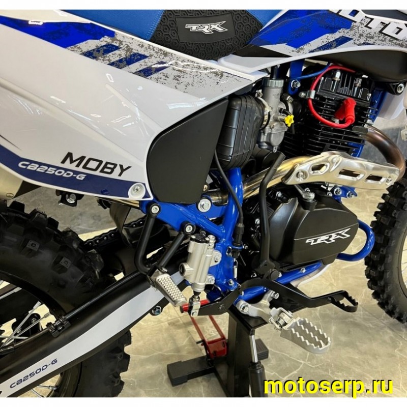 Купить  Мотоцикл Кросс/Эндуро TRX MOBY 250 (спортинв) 165FMM, 21/18" (шт) (TRX купить с доставкой по Москве и России, цена, технические характеристики, комплектация фото  - motoserp.ru