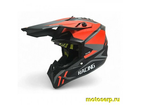 Купить  Шлем Кросс MOTAX 127 Matt Black/Red (G25) (L) (шт) (MOTAX купить с доставкой по Москве и России, цена, технические характеристики, комплектация фото  - motoserp.ru