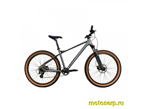 Купить  27.5" STARK HUNTER27.2 серый (17&rdquo;) (Старк Хантер27.2) 27,5&rdquo;; горный; 8ск; рама-алюминий; тормоз-Disk (шт) (ART купить с доставкой по Москве и России, цена, технические характеристики, комплектация фото  - motoserp.ru