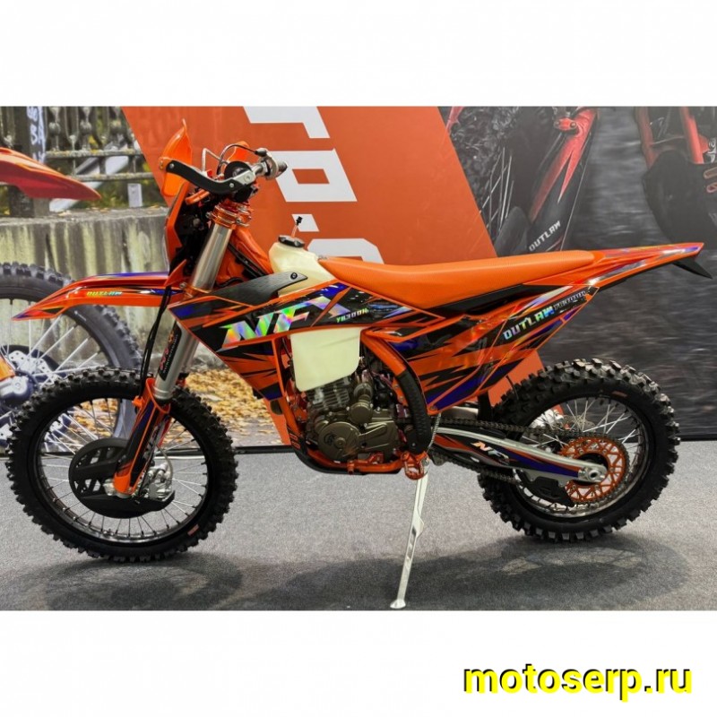 Купить  Мотоцикл Кросс/Эндуро NFX Outlaw 176FMN (YB300H)  21/18" (репл KTM 24) с прогрес. , 21"/18" пластик КТМ 24 и рама (К10) (шт) купить с доставкой по Москве и России, цена, технические характеристики, комплектация фото  - motoserp.ru